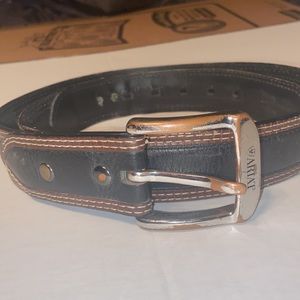 Black Ariat belt with a brown border size 36/90
